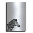 thumbnail image 1 of Luxe Metal Art 'Zebra 2' by Incado, Metal Wall Art, 16"x24", 1 of 9