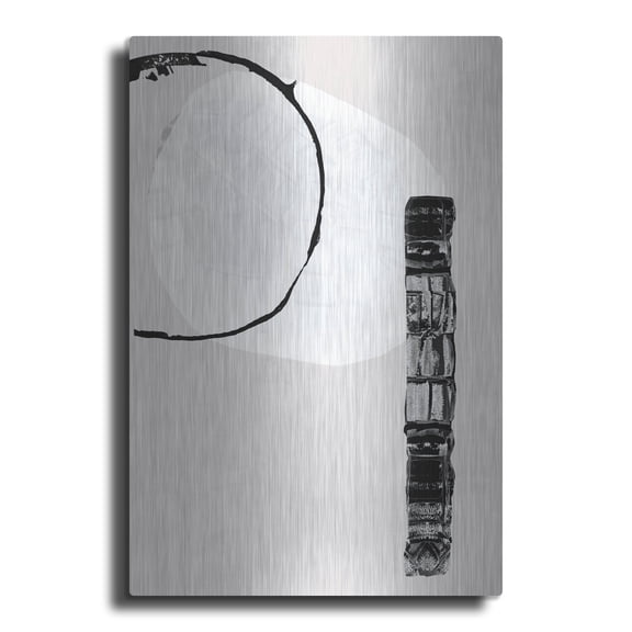 Luxe Metal Art 'Zen Shapes 2' by Cartissi Metal Wall Art, 16" x 24"