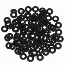 Luxe Modz 50pcs Black Rubber Replacement O-rings for Ear Gauge Ear Plugs Piercings Jewelry for Women Men