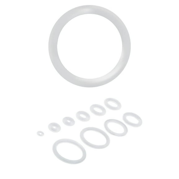 Luxe Modz O-Ring White Rubber Perfect for Tunnels Plugs and Tapers, Also for Any Piercing Retainer Eyebrow, Labret, Industrial, Cartilage Pack of 20