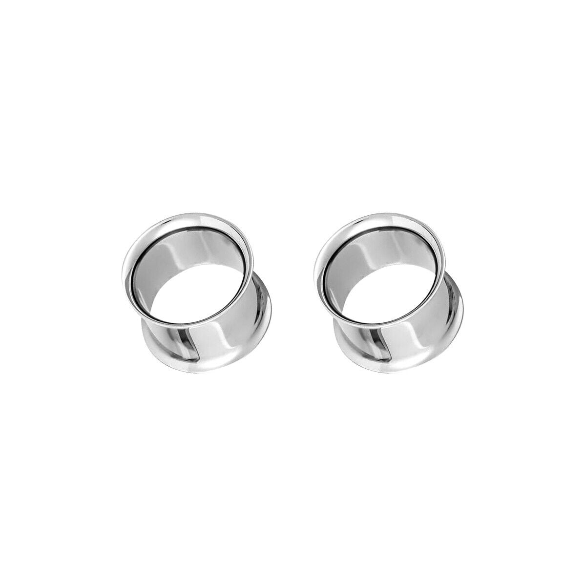 316L Surgical Steel Black PVD Double Flared Saddle Ear Tunnels 316L Surgical Steel Black PVD Double Flared Saddle Ear Tunnels