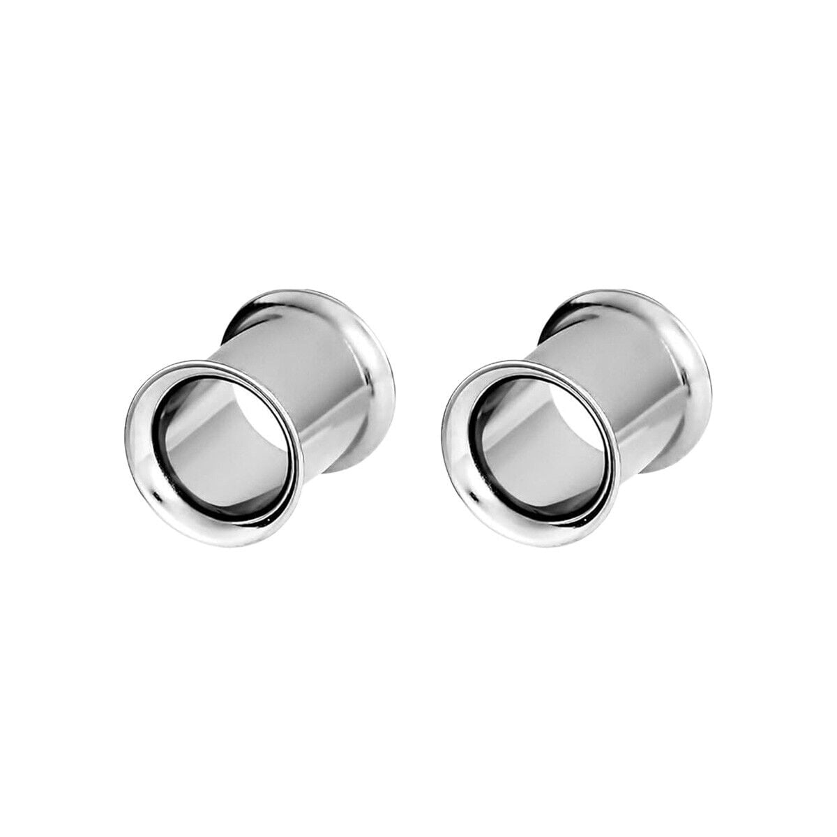 316L Surgical Steel Black PVD Double Flared Saddle Ear Tunnels 316L Surgical Steel Black PVD Double Flared Saddle Ear Tunnels