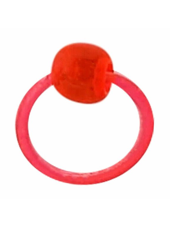 UV Neon Acrylic Circular Captive Bead Ring 14g - Sold as a Pair
