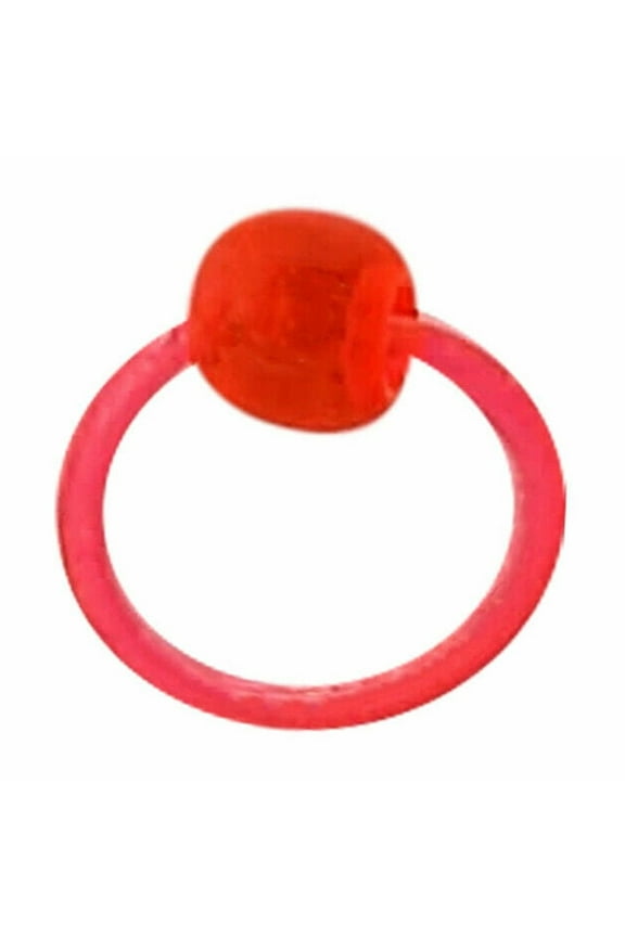 UV Neon Acrylic Circular Captive Bead Ring 14g - Sold as a Pair