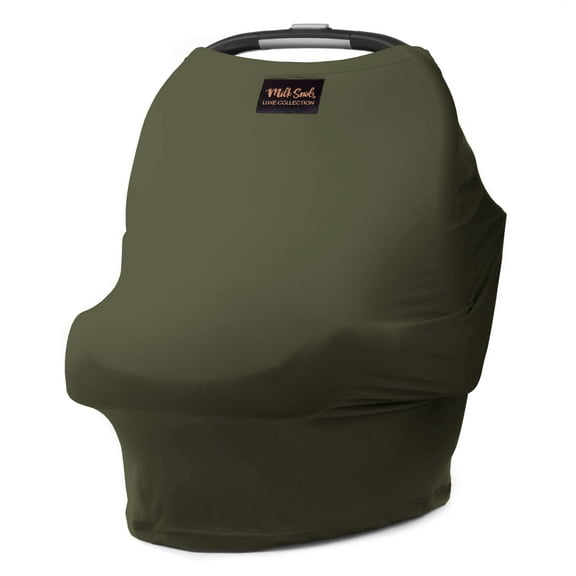 Luxe Olive 5-in-1 Nursing and Car Seat Cover