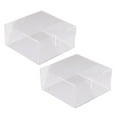thumbnail image 1 of Luxe Party 2 Pack Acrylic Cocktail Napkin Holder in Clear, 2.44" x 5.59" W x 5.59", 1 of 6