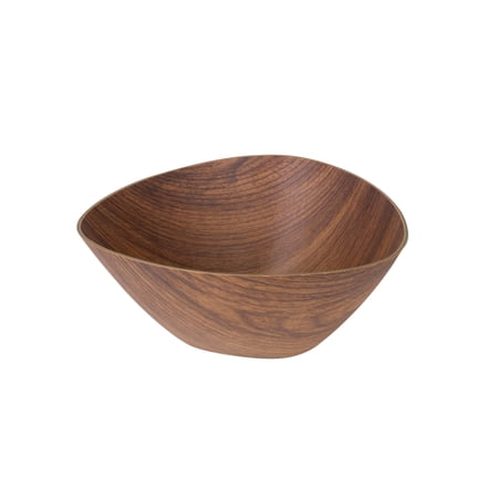 Luxe Party Mahogany Collection Large 9 inch Triangle Serving Bowl