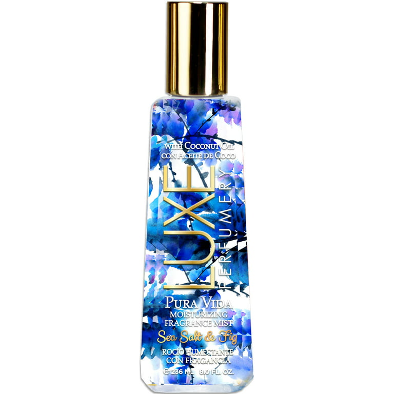 Luxe Perfumery Pura Vida Sea Salt & Fig Body Spray for Women, 8 Oz
