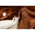 thumbnail image 1 of Luxe Power Loom Acrylic Brown/White Area Rug, 1 of 4