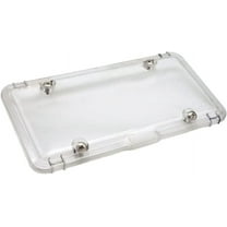 Luxe Shield, Premium Clear License Plate Cover incl Stainless Steel Screws | Durable and Weatherproof Clear License Plate Protector | One-of-a-Kind Design | Proudly Made in the USA