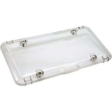 Luxe Shield, Premium Clear License Plate Cover incl Stainless Steel Screws | Durable and Weatherproof Clear License Plate Protector | One-of-a-Kind Design | Proudly Made in the USA