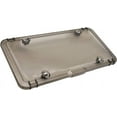 thumbnail image 1 of Luxe Shield, Premium Smoked License Plate Cover Incl Stainless Steel Screws | Durable and Weatherproof Tinted License Plate Protector | One-of-a-Kind Design | Proudly Made in The USA, 1 of 9