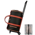 Luxe Travel Bag with Wheels, Foldable Convertible Garment Bag Carry On ...