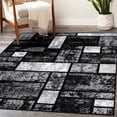 thumbnail image 1 of Luxe Weavers 1007 Gray Geometric Modern Area Rug 4x5, 1 of 7
