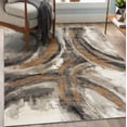 thumbnail image 1 of Luxe Weavers Abstract Beige 8x10 Area Rug Modern Geometric Carpet, 1 of 7
