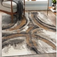 thumbnail image 1 of Luxe Weavers Abstract Beige 9x12 Area Rug Modern Geometric Carpet, 1 of 7