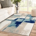 thumbnail image 1 of Luxe Weavers Abstract Geometric Ivory 5x7 Area Rug, Modern Indoor Carpet, 1 of 7