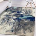 thumbnail image 1 of Luxe Weavers Abstract Gray 8x10 Modern Area Rug, Stain-Resistant Carpet, 1 of 6