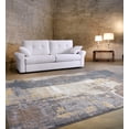 thumbnail image 1 of Luxe Weavers Abstract Gray Gold Size 8x10 Area Rug Contemporary Carpet, 1 of 5