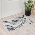 thumbnail image 1 of Luxe Weavers Abstract Marble Blue 2x3 Area Rug for Entryway, 1 of 7