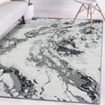 thumbnail image 1 of Luxe Weavers Abstract Marble Gray 6x9 Area Rug for Living Room and Bedroom, 1 of 9