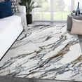 thumbnail image 1 of Luxe Weavers Abstract Marble Patterned Area Rug, Indoor Carpet for Living Rooms 6x9 - Blue, 1 of 12