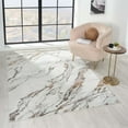 thumbnail image 1 of Luxe Weavers Abstract Marble Patterned Ivory 8x10 Area Rug for Living Rooms, 1 of 11