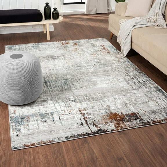 Luxe Weavers Abstract Multi 5x7 Area Rug, Indoor Modern Farmhouse Rug