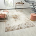 thumbnail image 1 of Luxe Weavers Abstract Spark Patterned Gold 5x7 Area Rug, Indoor Carpet with Medium Pile, 1 of 10