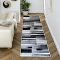 thumbnail image 1 of Luxe Weavers Art Deco Abstract Geometric Gray 2x7 Area Rug for Living Rooms, 1 of 7