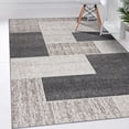 thumbnail image 1 of Luxe Weavers Art Deco Geometric Gray 5x7 Area Rug for Living Rooms, 1 of 8