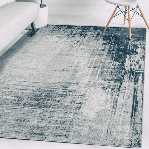 Luxe Weavers Blue 5x7 Modern Abstract Area Rug