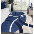 thumbnail image 1 of Luxe Weavers Blue Geometric 5x7 Modern Abstract Area Rug Carpet, 1 of 5