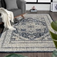 thumbnail image 1 of Luxe Weavers Bohemian Moroccan Navy 6x9 Area Rug, Indoor Carpet, 1 of 9