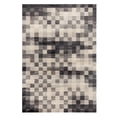 thumbnail image 1 of Luxe Weavers Checkered Area Rug Silver 2x3, Stain Resistant Modern Farmhouse Rug, 1 of 2