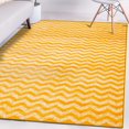 thumbnail image 1 of Luxe Weavers Chevron Mango Orange 8x10 Area Rug, Stain Resistant Moroccan Geometric Carpet, 1 of 7