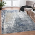 thumbnail image 1 of Luxe Weavers Dark Blue 8x10 Modern Abstract Area Rug Metallic Carpet, 1 of 6