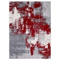 thumbnail image 1 of Luxe Weavers  Distressed Abstract Area Rug 6' x 9' - Red, 1 of 5