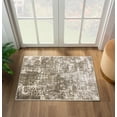 thumbnail image 1 of Luxe Weavers Euston Collection Abstract Area Rug 7680 Beige 2x3, 1 of 9