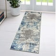 thumbnail image 1 of Luxe Weavers Euston Collection Abstract Area Rug 7680 Dark Blue, Light Blue 2x7, 1 of 9