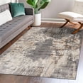 thumbnail image 1 of Luxe Weavers Euston Collection Abstract Area Rug 7680 Grey, Grey 4x5, 1 of 9