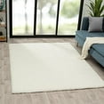 thumbnail image 1 of Luxe Weavers Fluffy Shag White 6x9 Area Rug Plush Bedroom Carpet, 1 of 9