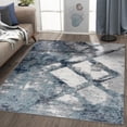 thumbnail image 1 of Luxe Weavers Geometric Abstract Art Deco Blue 6x9 Area Rug, 1 of 7