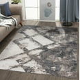thumbnail image 1 of Luxe Weavers Geometric Abstract Art Deco Gray 4x5 Area Rug, 1 of 7