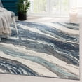thumbnail image 1 of Luxe Weavers Geometric Abstract Blue 8x10 Art Deco Marble Swirl Area Rug, 1 of 9