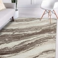 thumbnail image 1 of Luxe Weavers Geometric Abstract Brown 5x7 Art Deco Marble Swirl Area Rug, 1 of 10