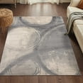 thumbnail image 1 of Luxe Weavers Geometric Abstract Gray 4x5 Area Rug, Indoor Carpet, 1 of 7