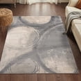 thumbnail image 1 of Luxe Weavers Geometric Abstract Gray 5x7 Area Rug, Indoor Carpet, 1 of 7