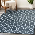 thumbnail image 1 of Luxe Weavers Geometric Charcoal Gray 8x10 Moroccan Trellis Area Rug, 1 of 6