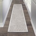 thumbnail image 1 of Luxe Weavers Geometric Chevron Mushroom 2x7 Runner Rug, 1 of 9